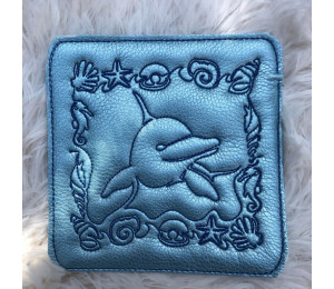 Stickdatei - Quiltblock Delfin